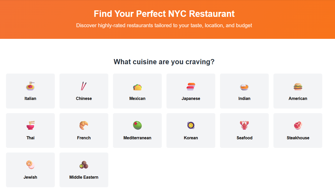 NYC Restaurant Radar
